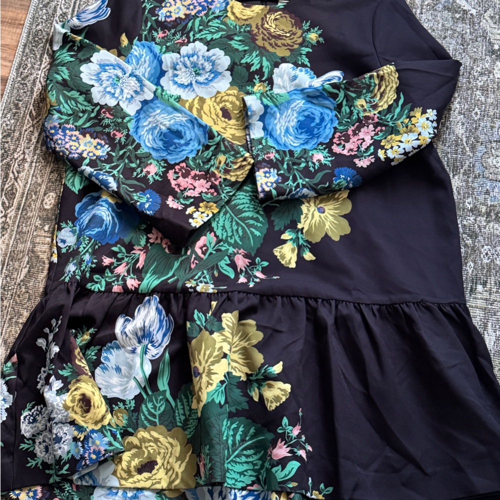 Tuckernuck black Verdant floral Pierce dress